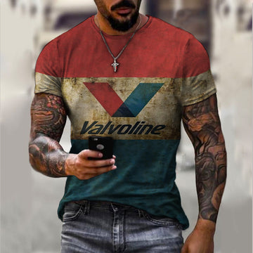 Men's Short-sleeved Casual Sports Slim-fitting T-shirt