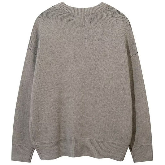 Men's New Loose Sweater Printing