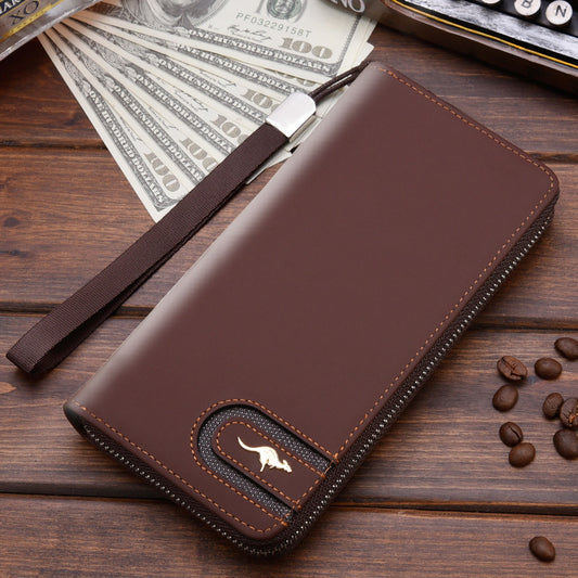 New Men's Wallet Long Zipper