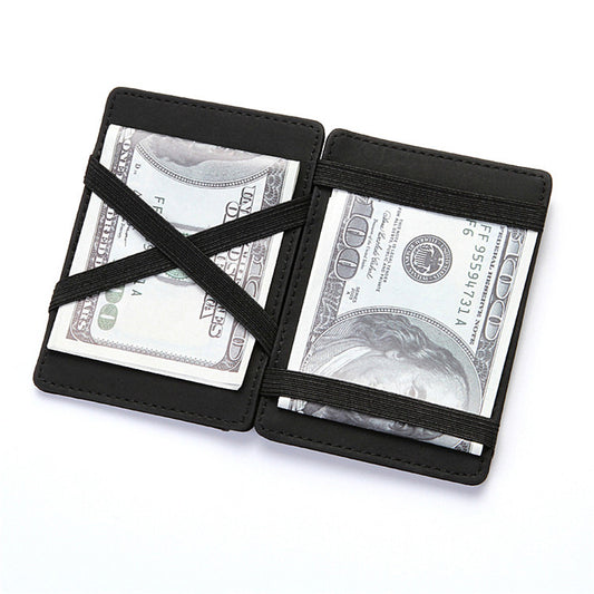 PU Creative Magic Wallet Flip Card